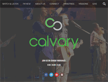 Tablet Screenshot of calvarybc.net